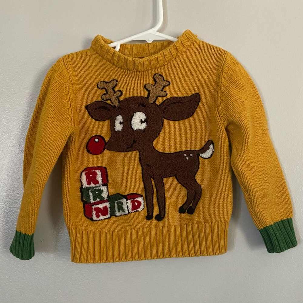 Whoopi Goldberg Reindeer Toddler Sweater